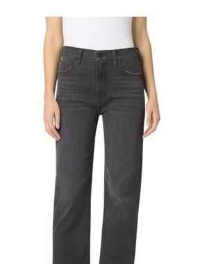Hudson Jeans Straight Leg Jeans in Charcoal Noa